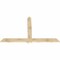 Ekena Millwork Eugene Rough Sawn Timber Gable Bracket, Douglas Fir, 84"W x 53"H x 2"D x 6"F, 15/12 Pitch GBW084X53X0206EUG00RDF - alternate 5